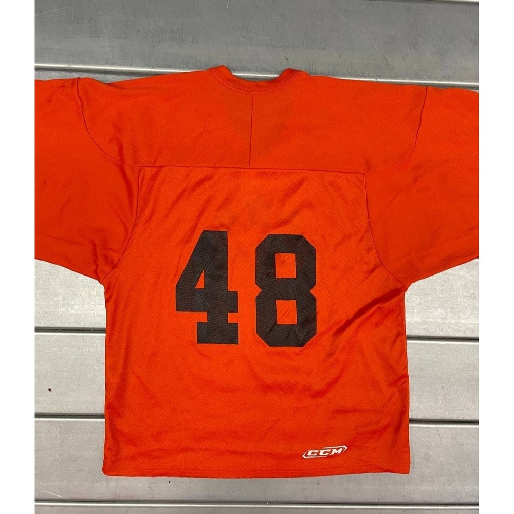 CCM Minnesotta All Star Hockey Jersey Adult Size Small Orange Number 48 - Picture 7 of 11